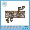 Embroidery Design for Anime Characters Trio Patch