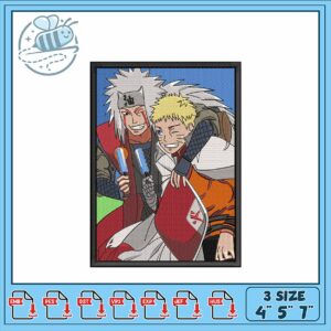 Embroidery Design for Naruto Characters Fun Art
