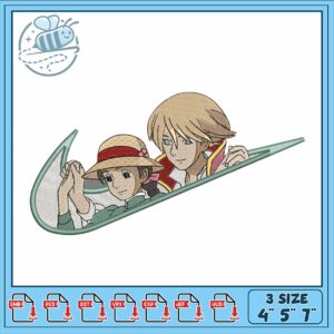 Embroidery Design of Adventure with Two Friends