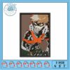 Embroidery Design of Anime Character on Skateboard