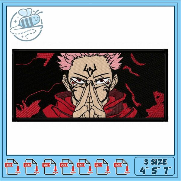 Embroidery Design of Anime Character for Projects