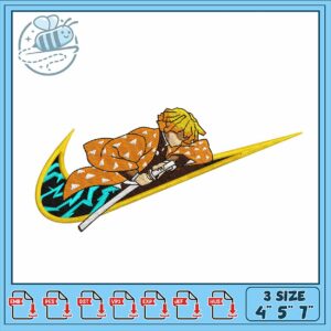 Embroidery Design of Anime Character on Skateboard