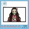Embroidery Design of Beautiful Character Art 7 Inch
