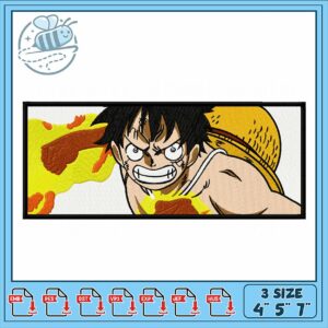 Embroidery Design of Bold Pirate Character Art