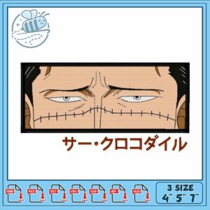 Embroidery Design of Character with Unique Features