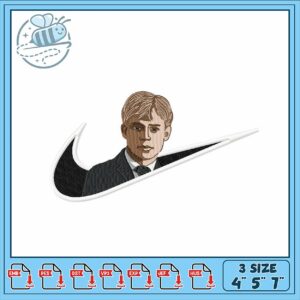 Embroidery Design of Classic Character and Nike Logo