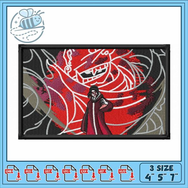 Embroidery Design of Epic Character Art Style
