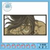 Embroidery Design of Fierce Female Character Art
