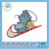 Embroidery Design of Heroic Character with Sword