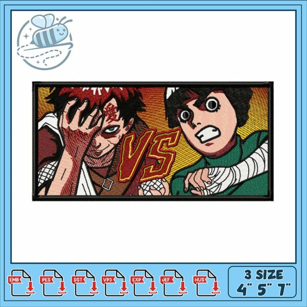 Embroidery Design of Iconic Battle Characters Art