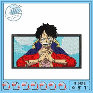 Embroidery Design of Iconic Cartoon Character Art
