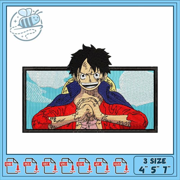 Embroidery Design of Iconic Cartoon Character Art