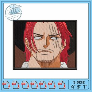 Embroidery Design of Iconic Pirate Character Art