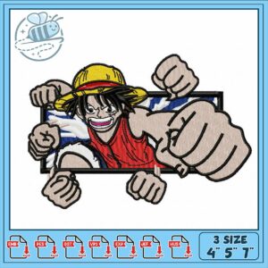 Embroidery Design of Powerful Cartoon Character Art