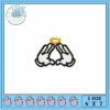 Embroidery Design of Thoughtful Sculpture Art