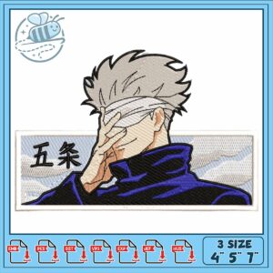 Embroidery Design of Stylish Character with Bandage