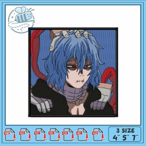 Embroidery Design of Unique Anime Character Art