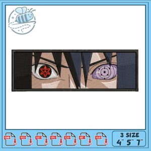 Embroidery Design of Unique Anime Eyes Artistry