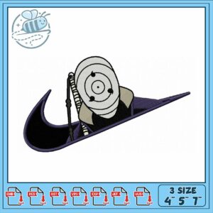 Embroidery Design of Unique Hat Character Art