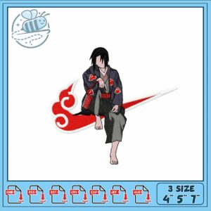 Embroidery Design of a Cool Manga Character Art