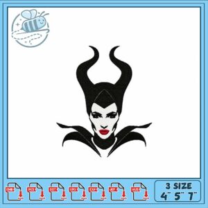 Enchanting Maleficent Embroidery Design for All