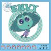 Elsa princess mimi embroidery, walt disney elsa dress embroidery