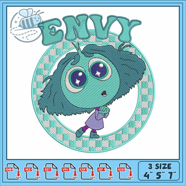Envy inside out embroidery, inside out 2 envy embroidery