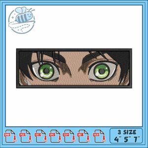 Eren eye art design embroidery