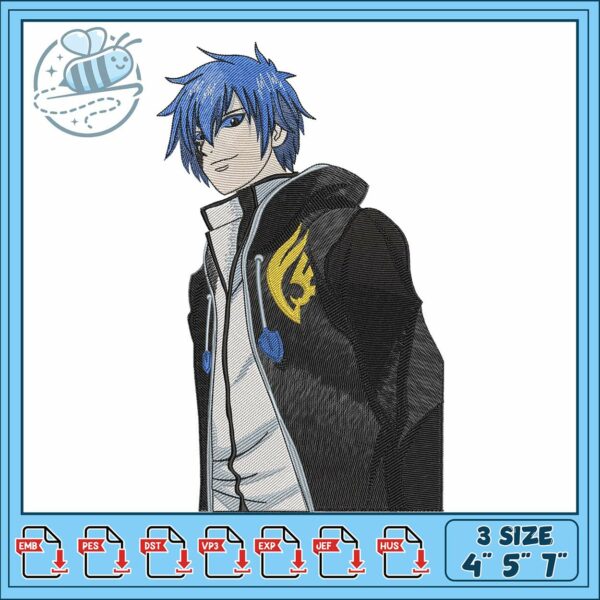 Erza scarlet embroidery, erza scarlet fairy tail​​ embroidery