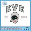 Eve robot disney embroidery, eve the robot​ embroidery