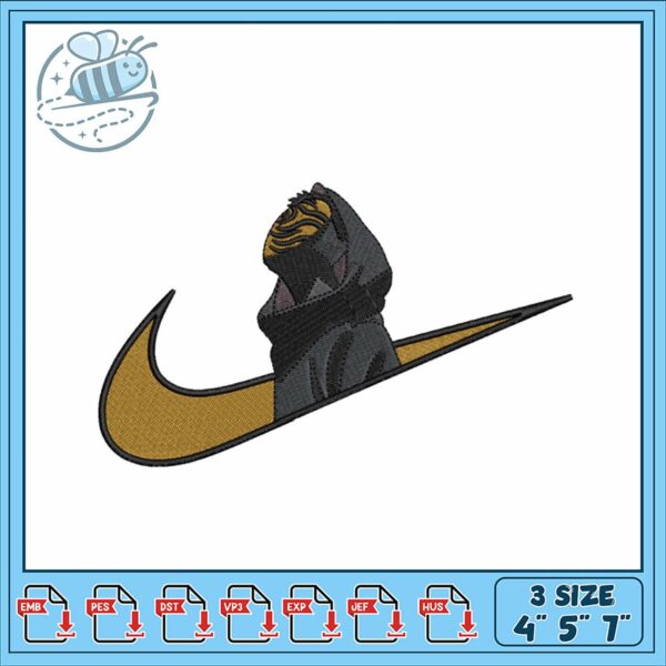 Fierce Lion Embroidery Design for Apparel Use