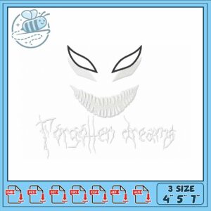Forgotten Dreams Unique Embroidery Design File 3 Sizes