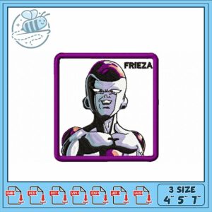 Frieza Embroidery Design for Crafts and Projects