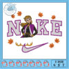 Frozen Inspired Nike Embroidery Design Pattern