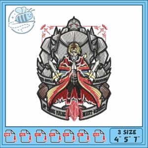 Full metal embroidery
