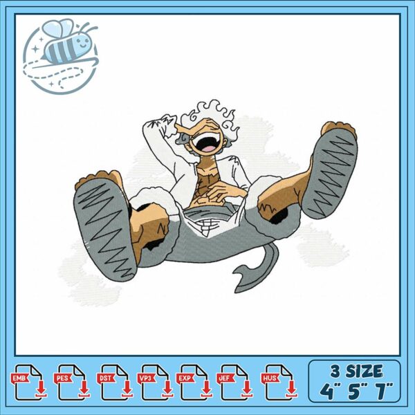Fun Cartoon Character Embroidery Design Download