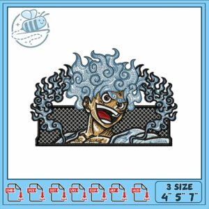 Fun Cartoon Embroidery Design for Creative Projects Fun Cartoon Embroidery Design for Creative Projects