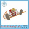 Fun Embroidery Design of Adventurous Boy Character