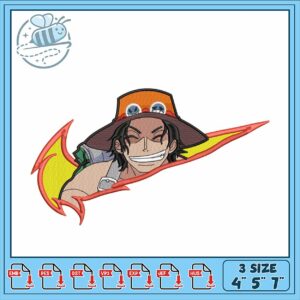 Fun Embroidery Design of Cool Hat Character Art