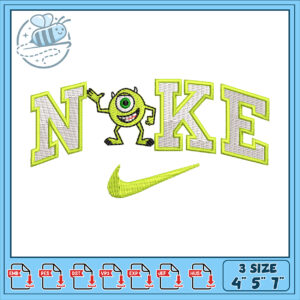 Fun Mike Embroidery Design for Unique Apparel Use