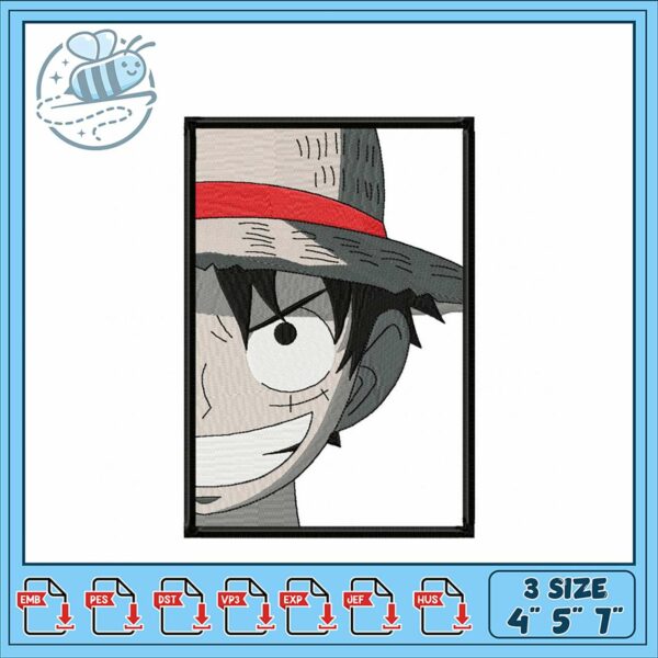 Funny Character Embroidery Design for Unique Crafts