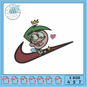 Funny Embroidery Design of Magical Character Fun