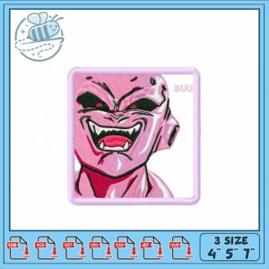 Funny Pink Monster Embroidery Design for Crafting