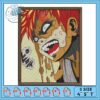 Garra eye art design embroidery, naruto shippuden​​​​​ embroidery