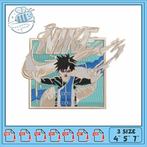 Garra logo nike art embroidery