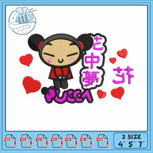 Garu design cartoon embroidery Garu design cartoon embroidery