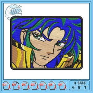 Gemini saga art embroidery