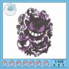 Gengar pokemon embroidery, gengar pokemon​​​​ embroidery