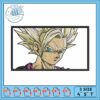 Gohan poster embroidery, gohan dragon ball z​ embroidery