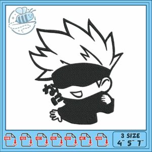Gojo cute poster embroidery